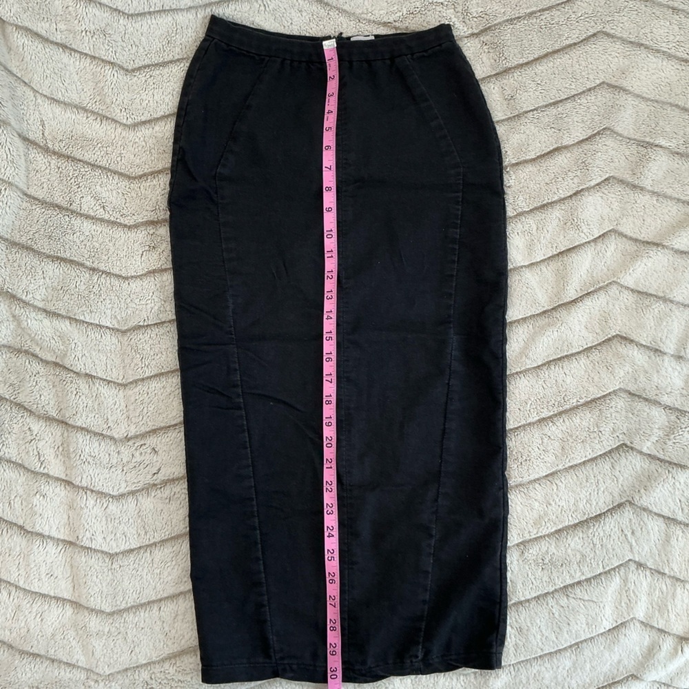ASOS Denim Black Pencil Skirt - Picture 11 of 11